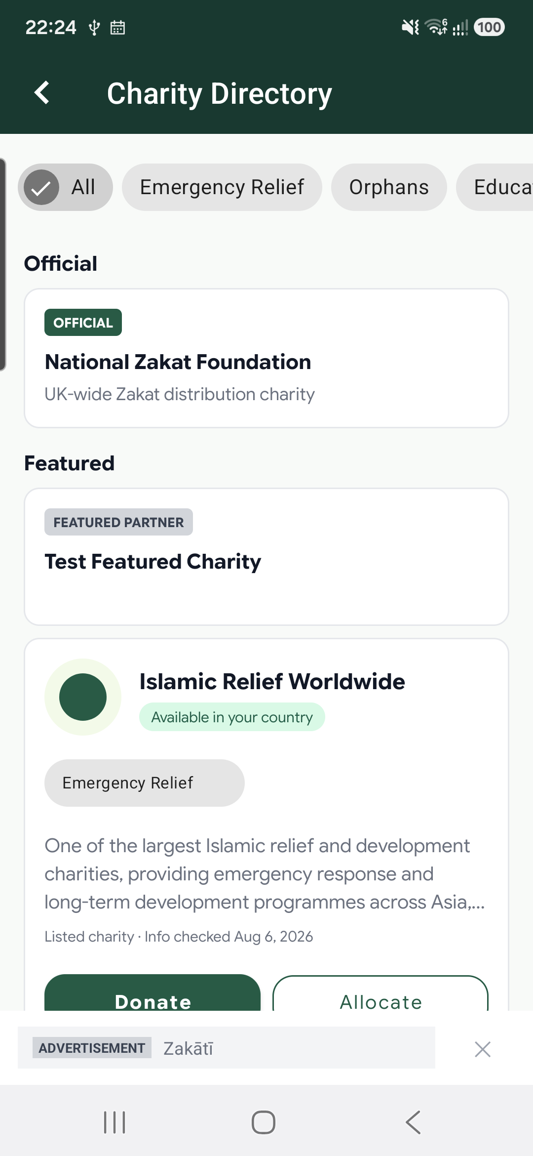 Charity Directory